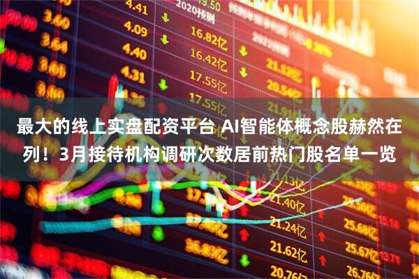 最大的线上实盘配资平台 AI智能体概念股赫然在列！3月接待机构调研次数居前热门股名单一览